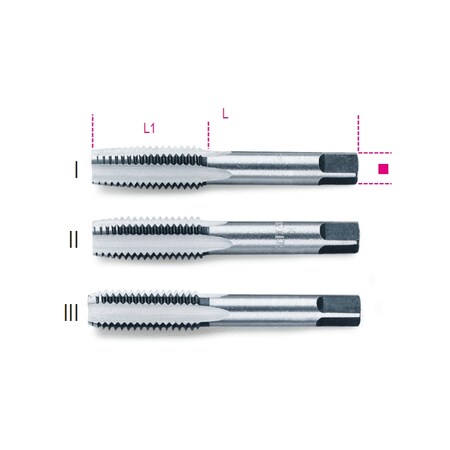 Beta Hand Tap, Coarse Pitch, M12 4300012